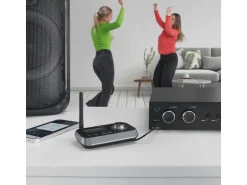 Hama Link.it duo Bluetooth-Sender und -Empfänger, Schwarz