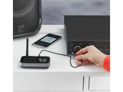 Hama Link.it duo Bluetooth-Sender und -Empfänger, Schwarz