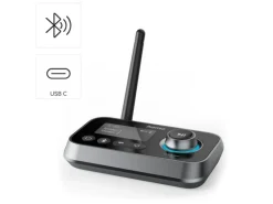 Hama Link.it duo Bluetooth-Sender und -Empfänger, Schwarz