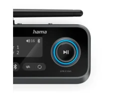 Hama Link.it duo Bluetooth-Sender und -Empfänger, Schwarz