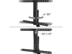 Hama Technics AG TV-Standfuss für 32-65 Zoll Schwarz