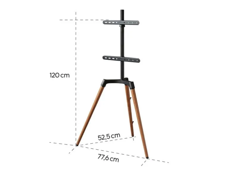 Hama Technics AG TV-Ständer bis 165 cm (65 Zoll) Schwarz