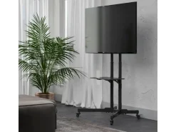 Hama Technics AG TV-Ständer mit Rollen "Trolley" Schwarz