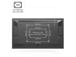Hama Technics AG TV-Ständer mit Rollen