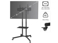 Hama Technics AG TV-Ständer mit Rollen