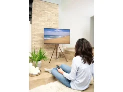 Hama Technics AG TV-Ständer (Staffelei) 75" Walnuss
