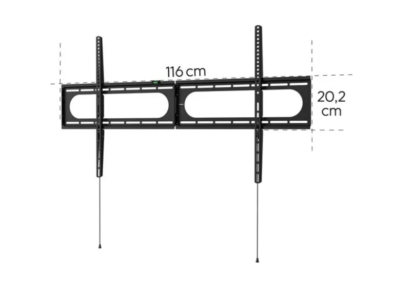 Hama Technics AG TV-Wandhalterung 120" Schwarz