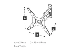 Hama Technics AG TV-Wandhalterung 65