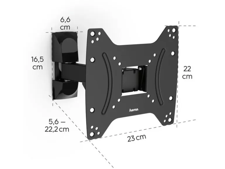 Hama Technics AG TV-Wandhalterung 48" Schwarz