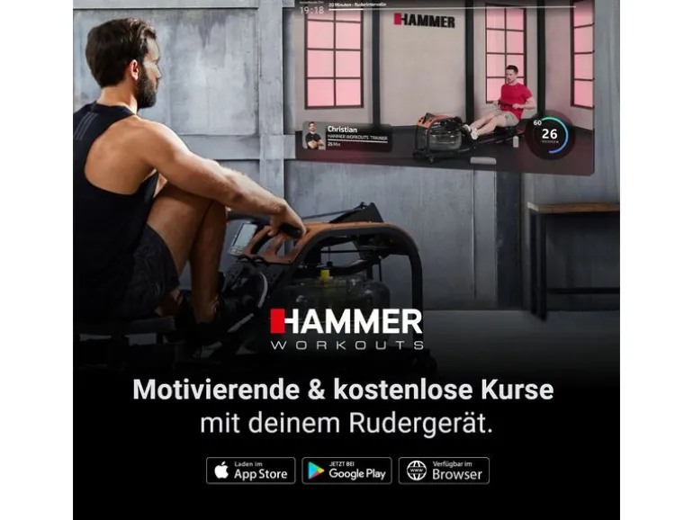 HAMMER Rudergerät Pro Force II