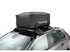 Handiworld Dachbox Holdall Faltbar, wasserdicht, 400 l, Schwarz