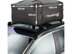 Handiworld Dachbox Holdall Faltbar, wasserdicht, 400 l, Schwarz