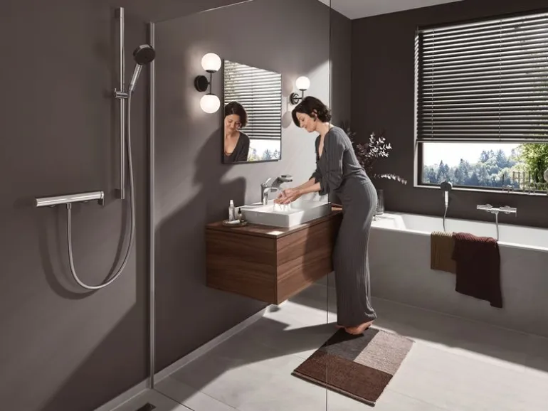 hansgrohe Handbrause Pulsify Select S 105 Activation Chrom