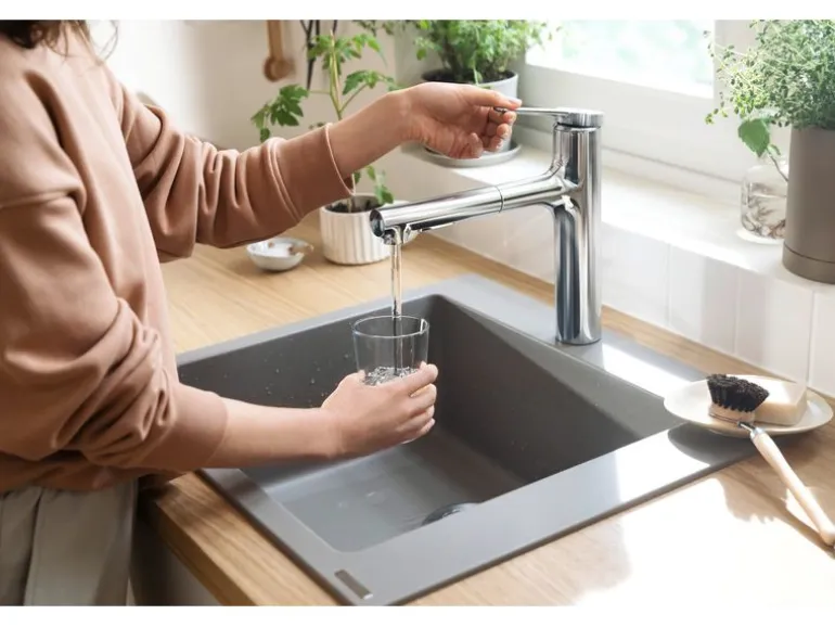 hansgrohe Küchenarmatur Zesis M33 Auszugsbrause, 2 Strahlen, sBox lite