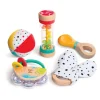 Hape Musikspielzeug 5-in-1-Baby-Sensorik-Set 5-tlg