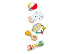 Hape Musikspielzeug 5-in-1-Baby-Sensorik-Set 5-tlg