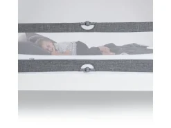 Hauck Bettgitter Sleep n Safe Plus XL Grau 150 x 50 cm