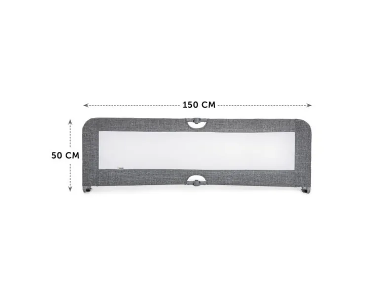 Hauck Bettgitter Sleep n Safe Plus XL Grau 150 x 50 cm