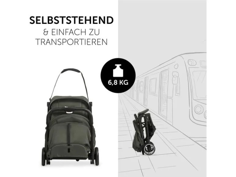 Hauck Buggy Travel N Care Dark Olive