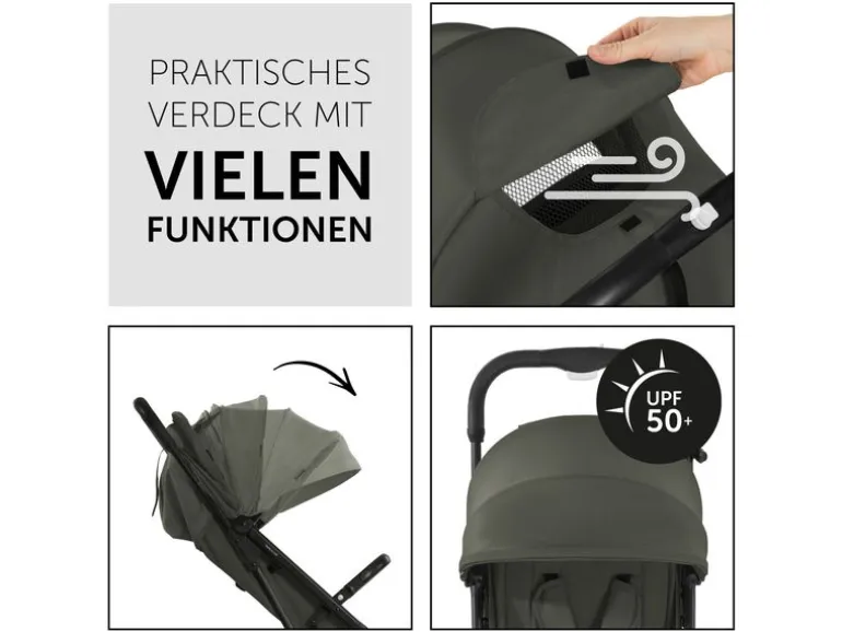 Hauck Buggy Travel N Care Dark Olive