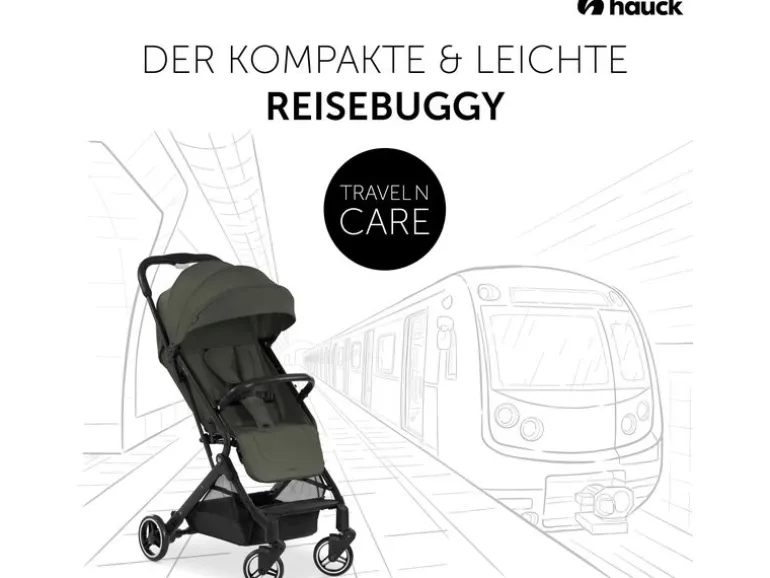 Hauck Buggy Travel N Care Dark Olive