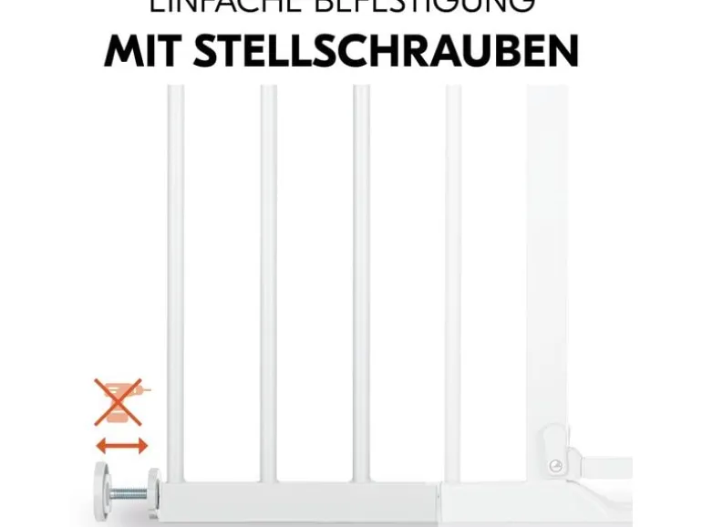 Hauck Verlängerung Türschutzgitter 21 cm Weiss
