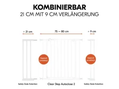 Hauck Verlängerung Türschutzgitter 21 cm Weiss