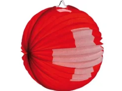Haushaltsware Lampion Schweizerkreuz, 25 cm