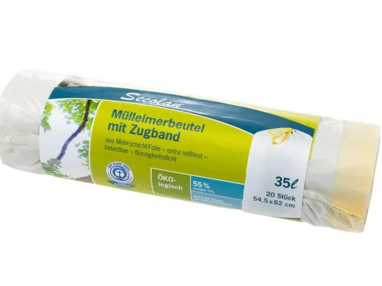 Haushaltsware Müllbeutel pRolle 35 l, 20 Stück, Weiss