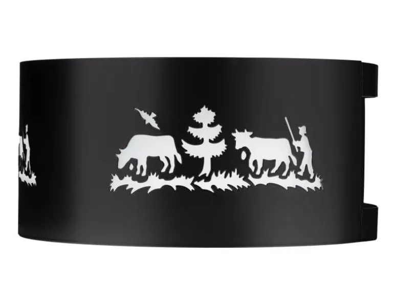 Heidi Cheese Line Fondue-Rechaud Windschutz Alpes XL Schwarz