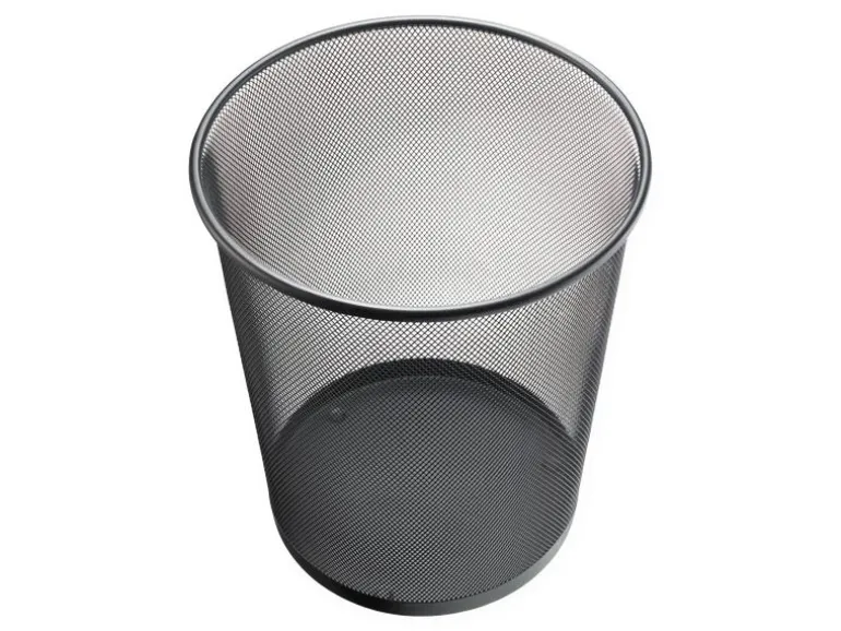 Helit Papierkorb Mesh 23 l, Schwarz