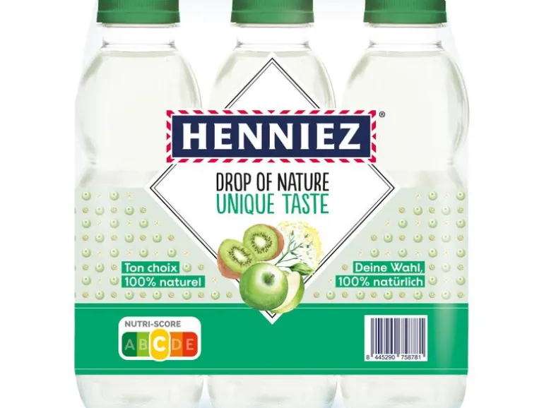 Henniez Drop of Nature Apfel, Kiwi & Holunderblüte 6 x 0.5 l