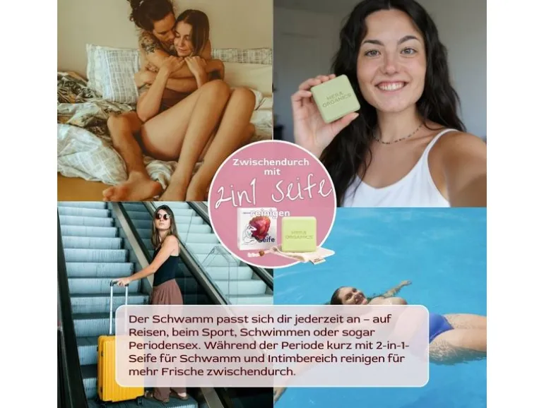 Hera Organics Starterkit Menstruationsschwämme Gr. M
