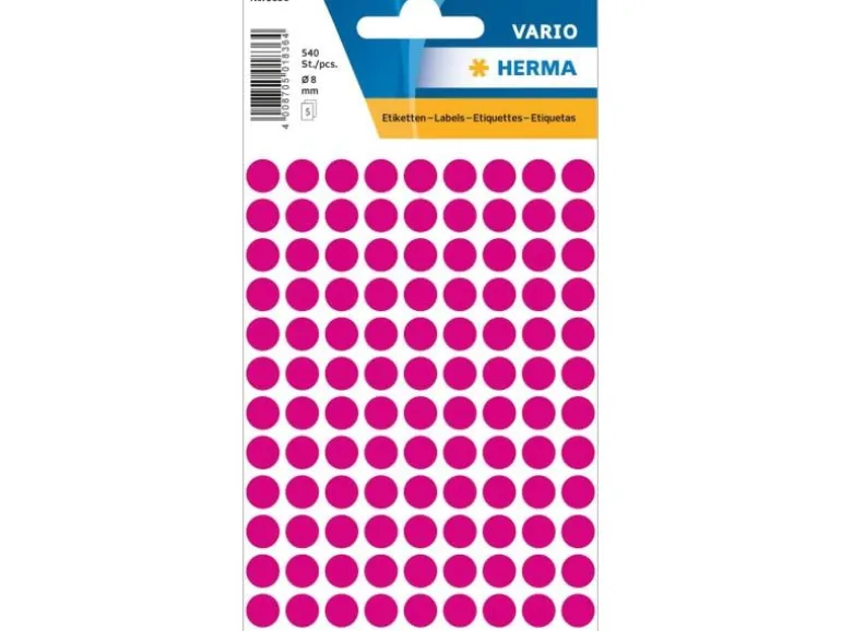 Herma Stickers Klebepunkte Vario Ø 8 mm, Pink