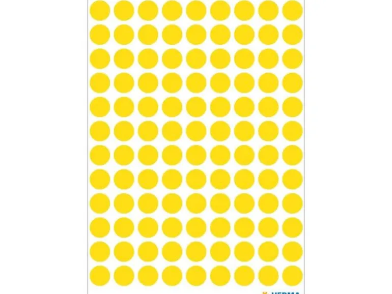 Herma Stickers Klebepunkte Vario Ø 8 mm, Gelb