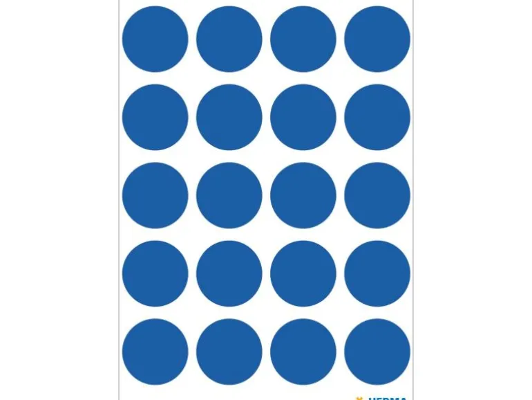 Herma Stickers Klebepunkte Vario Ø 19 mm, Dunkelblau
