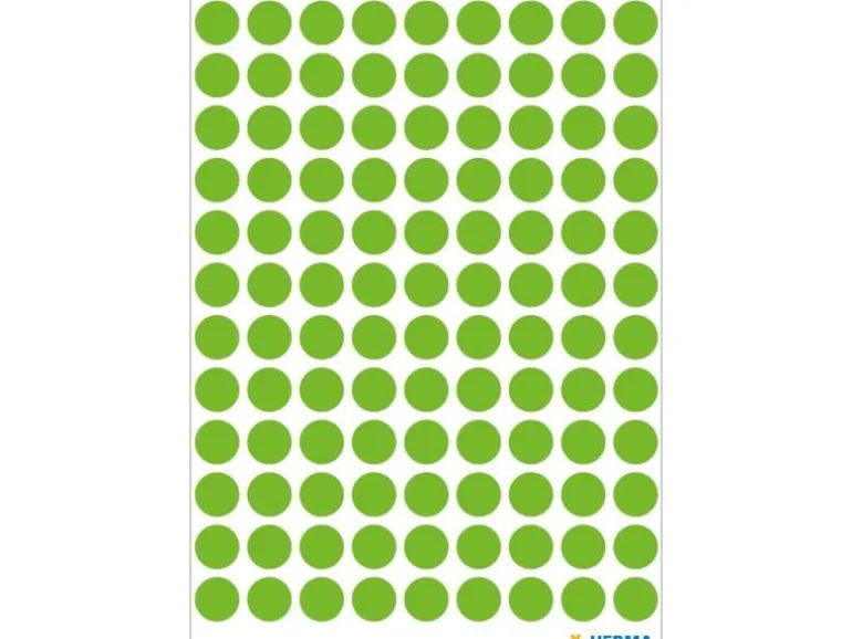 Herma Stickers Klebepunkte Vario Ø 8 mm, Grün