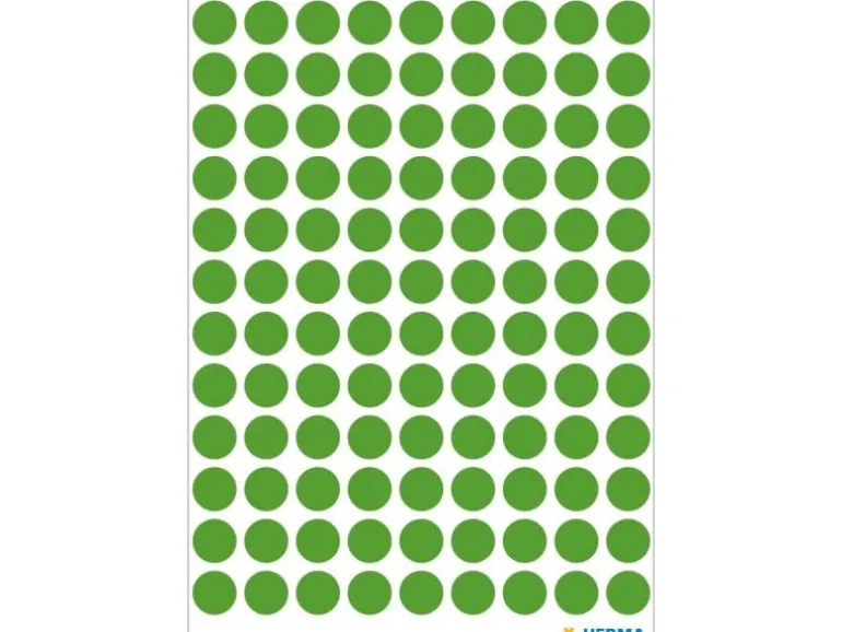 Herma Stickers Klebepunkte Vario Ø 8 mm, Dunkelgrün