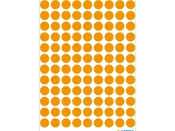 Herma Stickers Klebepunkte Vario Ø 8 mm, Neonorange