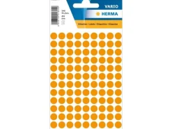 Herma Stickers Klebepunkte Vario Ø 8 mm, Neonorange