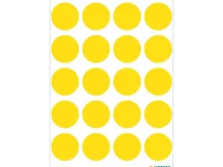 Herma Stickers Klebepunkte Vario Ø 19 mm, Gelb