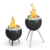 Höfats Feuerkorb mit hohem und niedrigem Fuss MOON 55