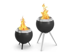 Höfats Feuerkorb mit hohem und niedrigem Fuss MOON 55