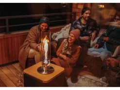 Höfats Tischfeuer Spin 1200 Silber