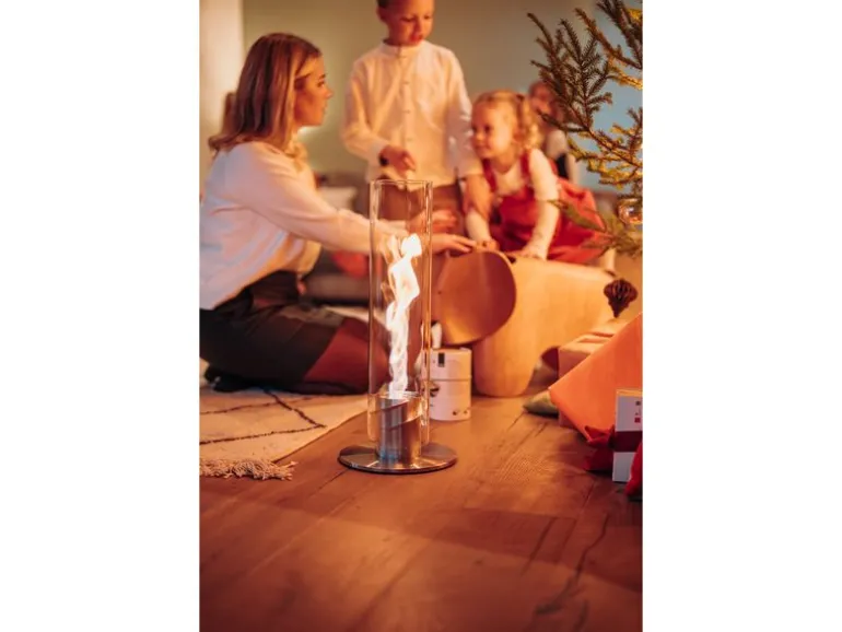 Höfats Tischfeuer Spin 1200 Silber