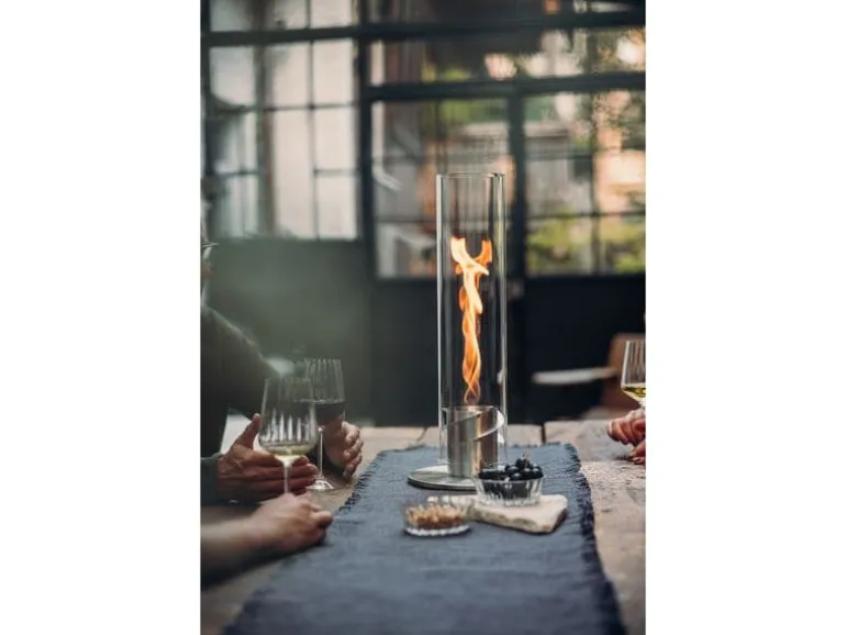 Höfats Tischfeuer Spin 1200 Silber