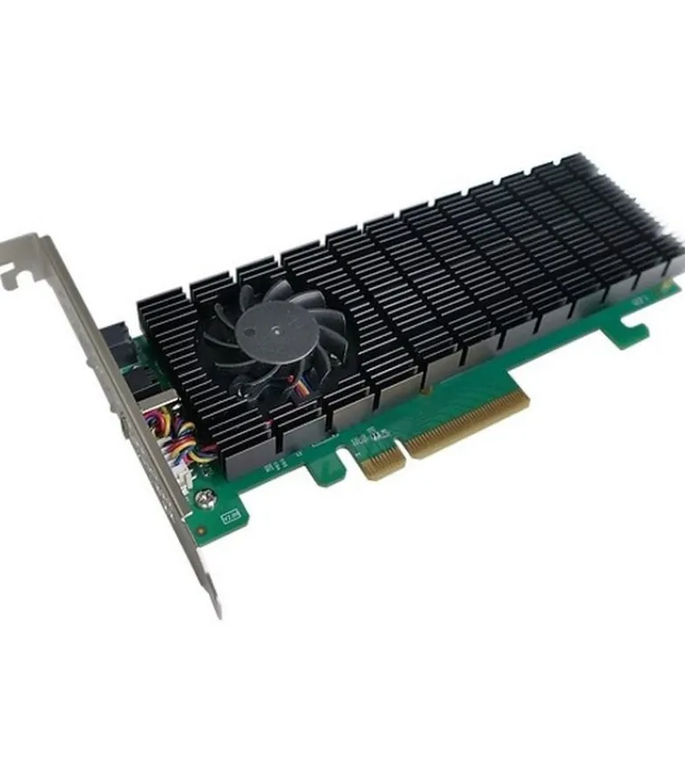 Highpoint RAID-Controller SSD6202A PCI-Ex8v3 - 2x M.2 NVMe, bootfähig