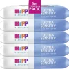 HIPP Feuchttücher Babysanft Ultra sensitiv 5x 48 Stk.