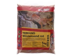 Hobby Terraristik Bodensubstrat Terrano Wüstensand, Rot, Ø 0.2-0.3 mm, 5 kg