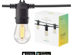 hombli Gartenleuchte String Light 12 LEDs, 5m, Warmweiss